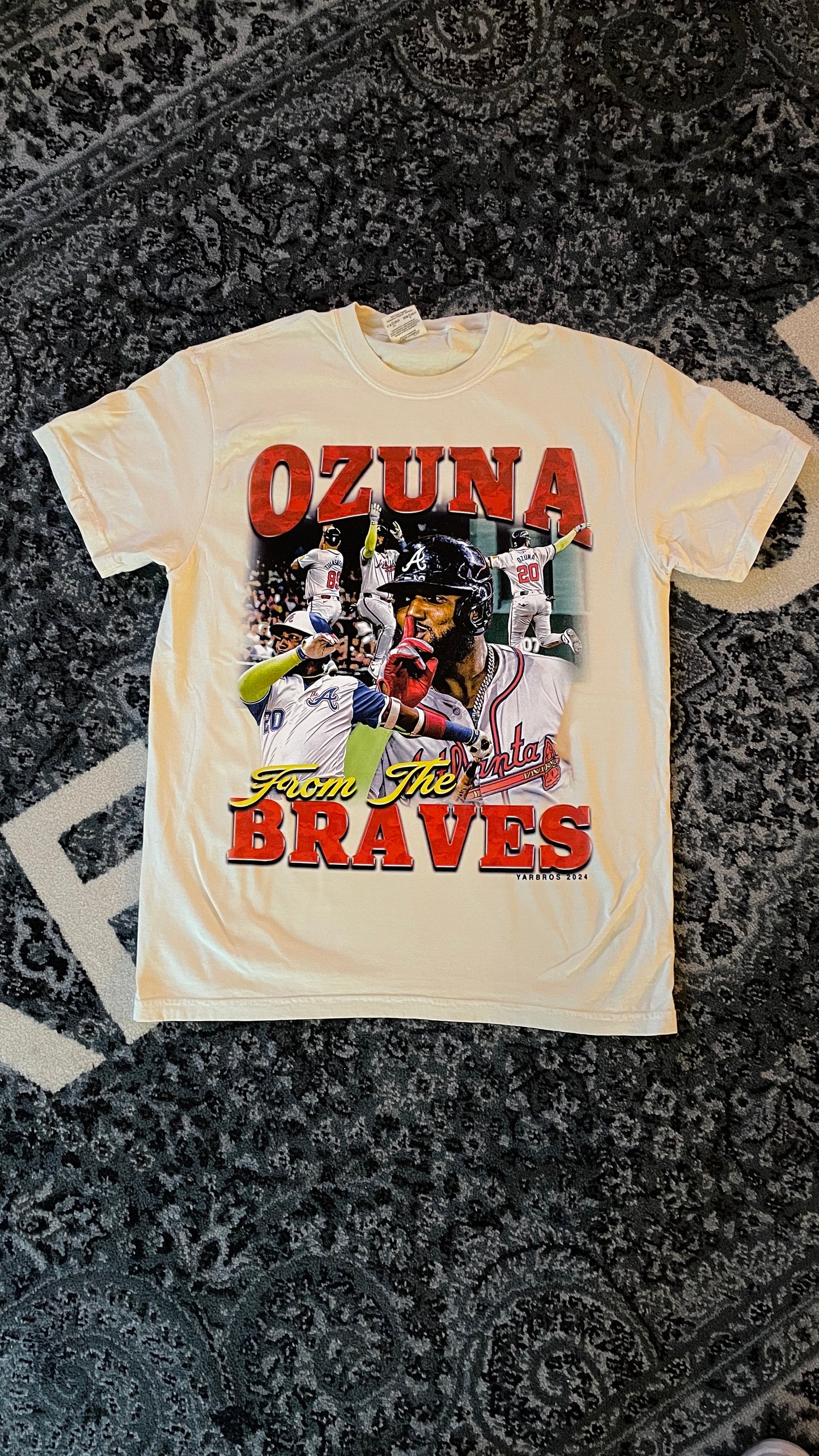 Ozuna from the Braves tshirt (cream)