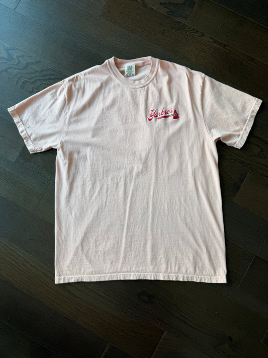 The Chop tshirt (peach sample)