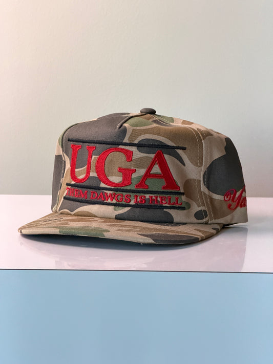 UGA Duck Camo SnapBack