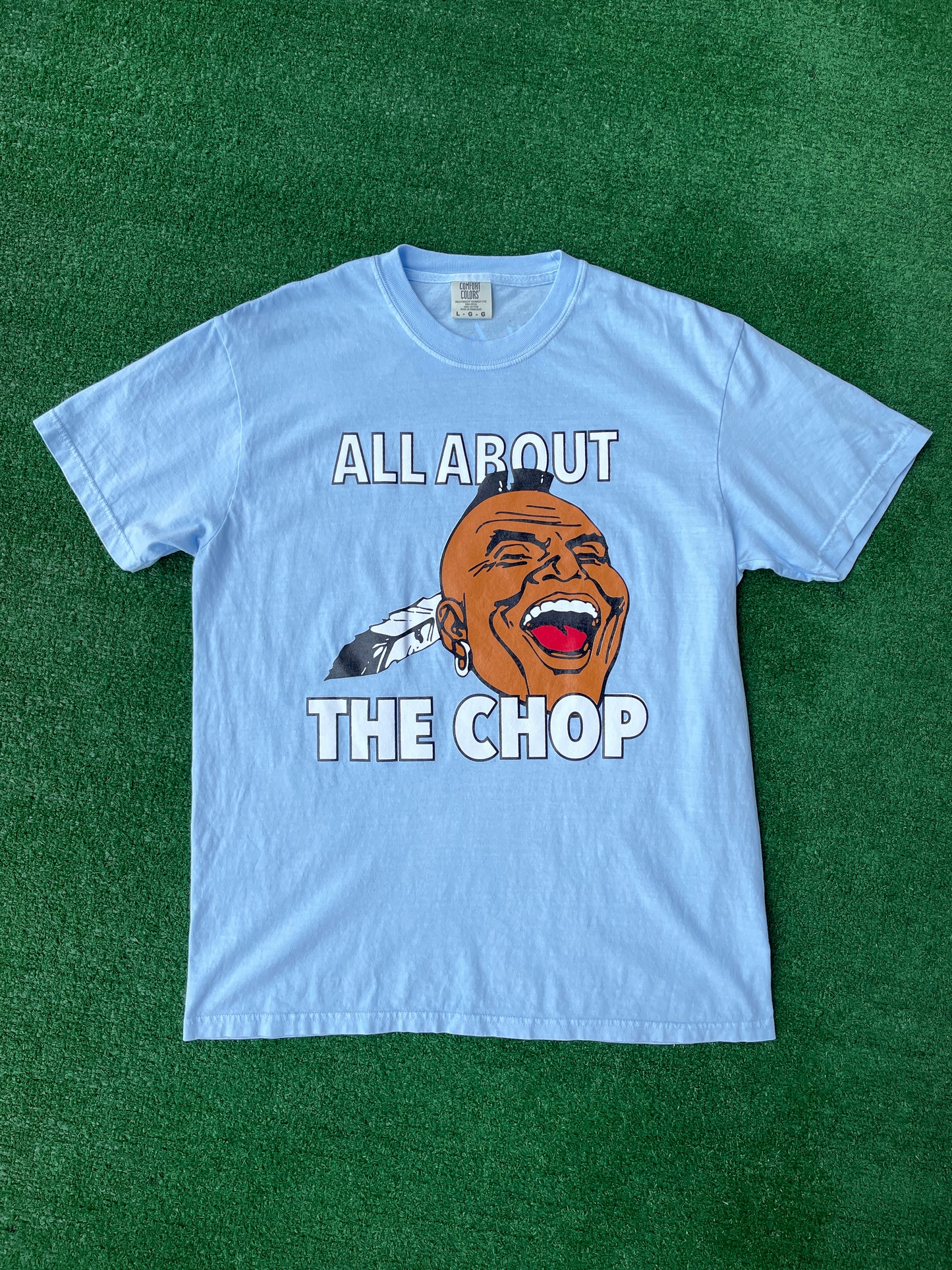 The Chop tshirt (sky blue)