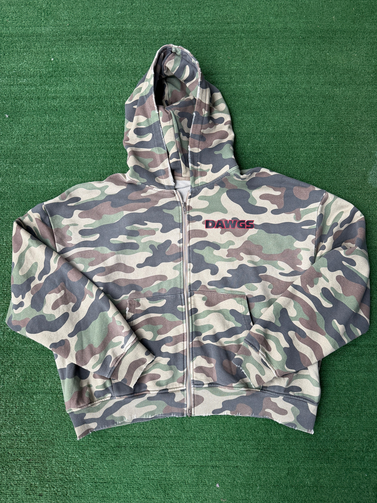 Camo Dawgs Zip Up Hoodie