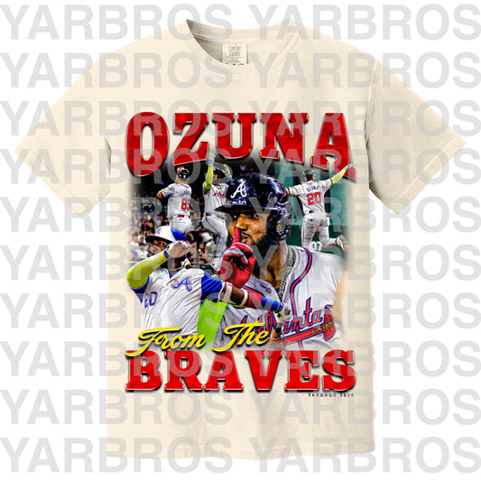 Ozuna from the Braves tshirt (cream)