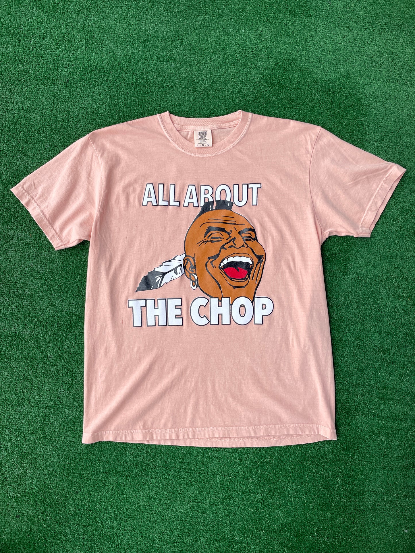 The Chop tshirt (peach)