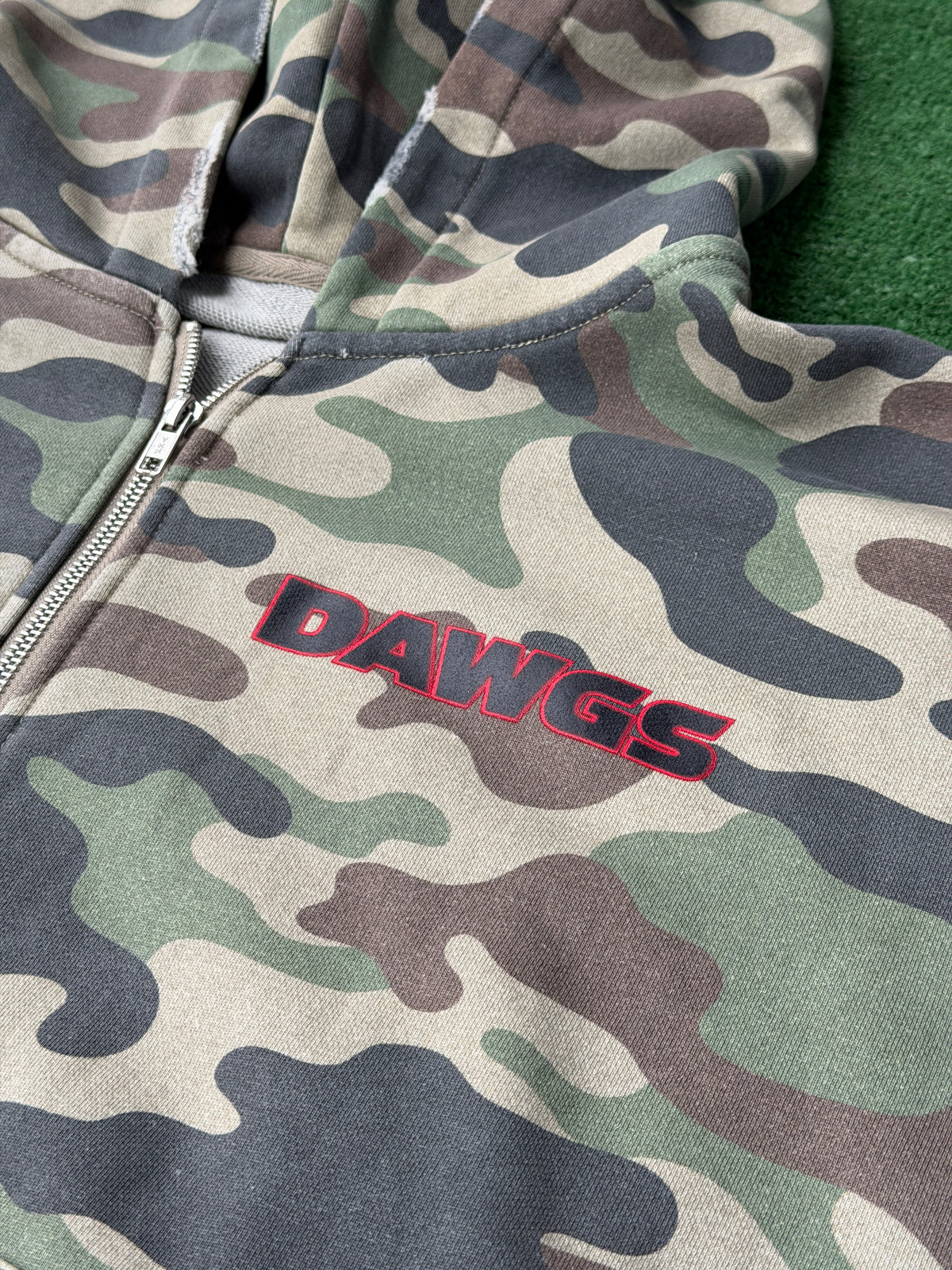 Camo Dawgs Zip Up Hoodie