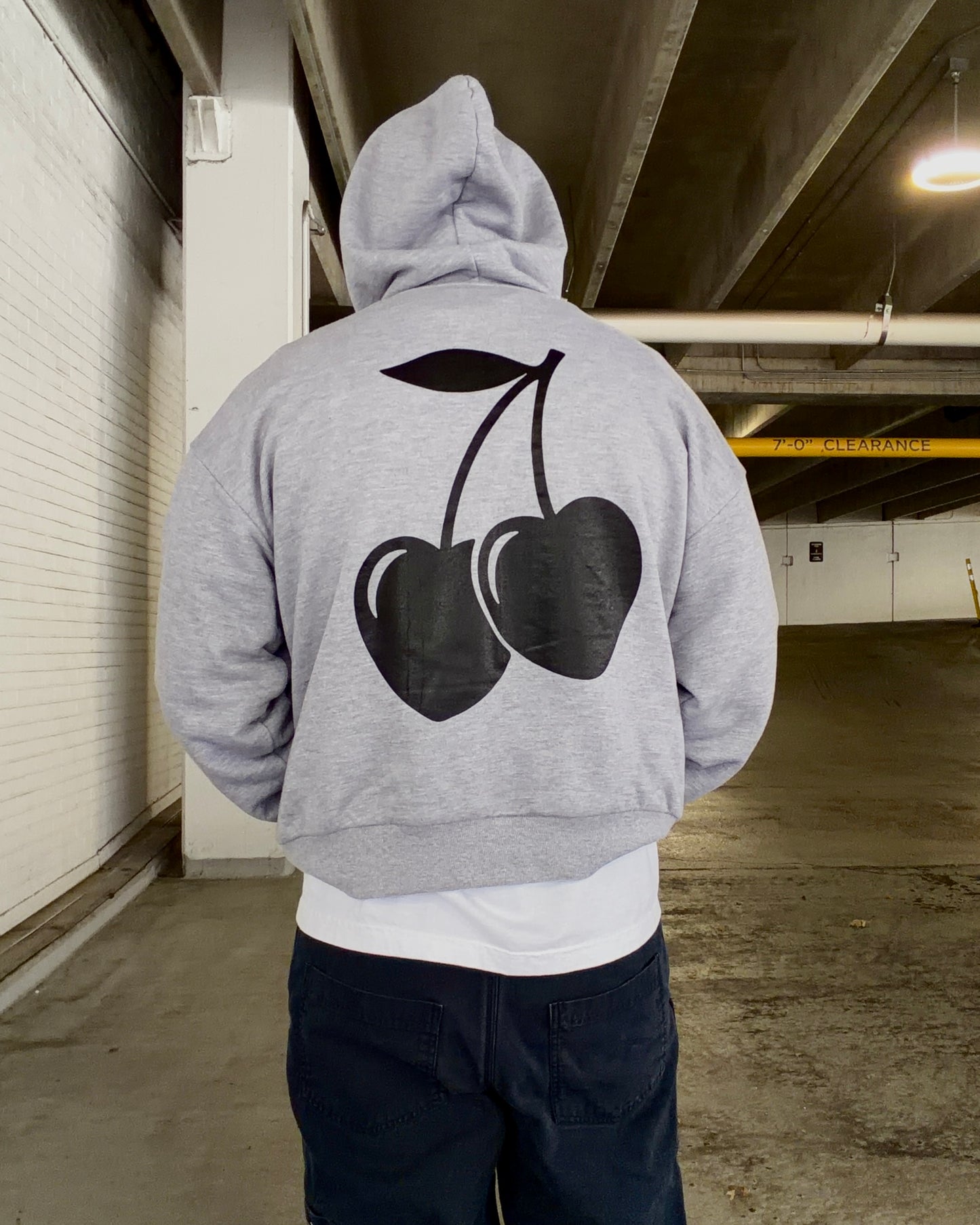 Cherry Hearts Reversible Hoodie