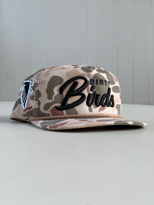 Dirty Birds Snapback (Duck Camo)