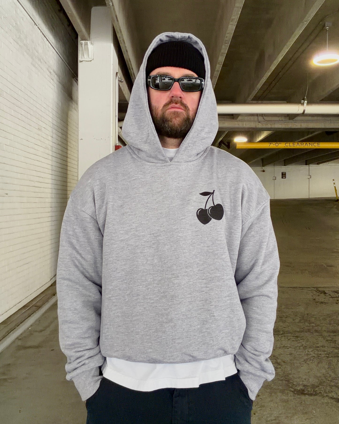 Cherry Hearts Reversible Hoodie