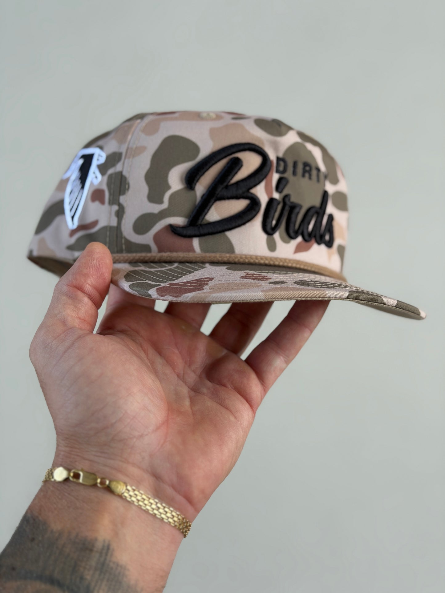 Dirty Birds Snapback (Duck Camo)